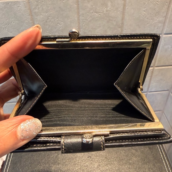 Fendi Pequin Striped Kisslock Wallet - Picture 7 of 14